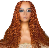 Brazilian curly deep unit , pumpkin