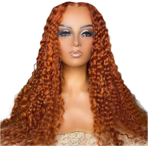 Brazilian curly deep unit , pumpkin