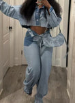 Denim 2 piece set